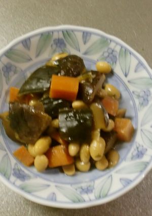お鍋のだし昆布再利用♪煮豆に変身-レシピのメイン写真