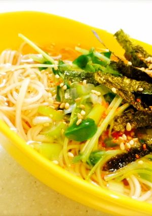 日曜日の手抜きにゅう麺-レシピのメイン写真