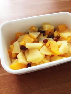 りんごとサツマイモの蒸し煮-レシピのメイン写真