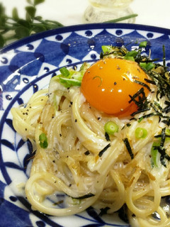 豚バラ&醤油で旨い!!和風カルボナーラ-レシピのメイン写真
