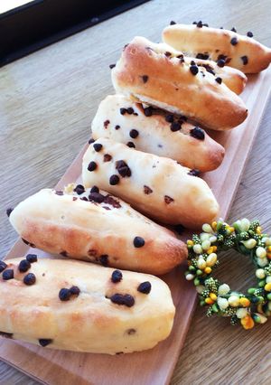 チョコチップパン カットするだけ♪-レシピのメイン写真