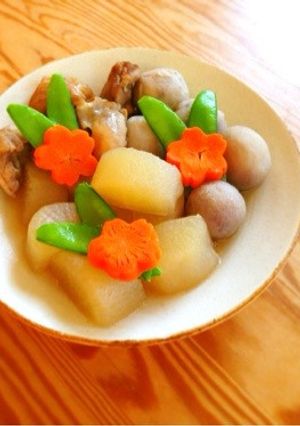 だいこんと里芋の炊いたん。白だし使用-レシピのメイン写真