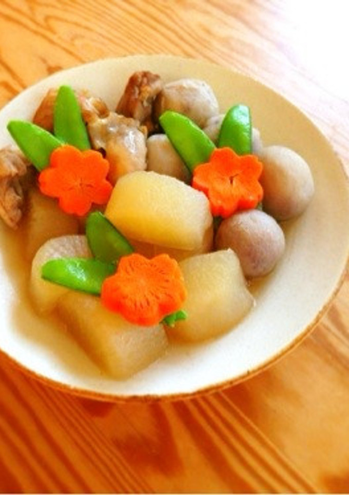 だいこんと里芋の炊いたん。白だし使用-レシピのメイン写真