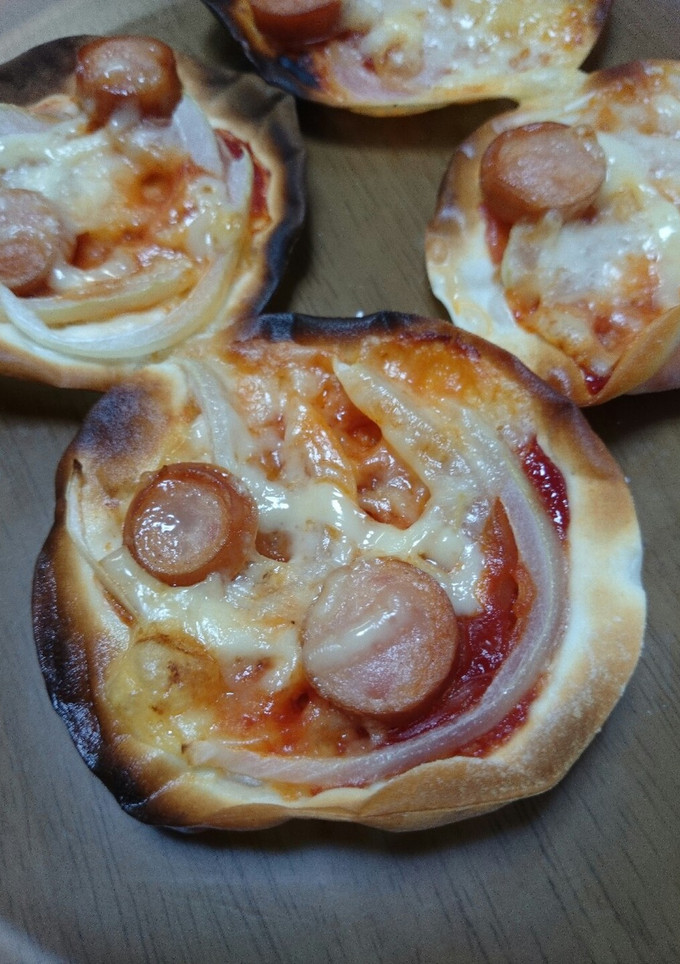 残った餃子の皮で簡単ピザ!!-レシピのメイン写真