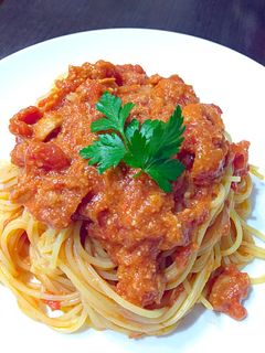 人気のツナトマトパスタ!-レシピのメイン写真