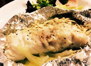 簡単フライパン☆白身魚（タラ）ホイル焼き-レシピのメイン写真