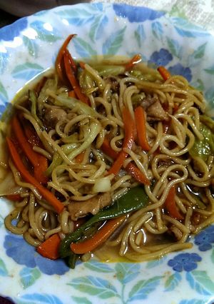 お酒と合う！ゆず胡椒焼きそば♪-レシピのメイン写真