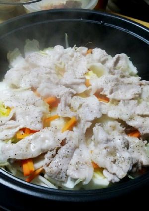 ほっかほか♪野菜たっぷり蒸し鍋-レシピのメイン写真
