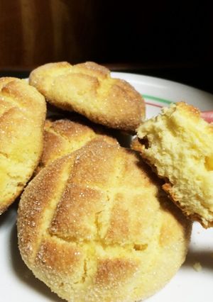 簡単！ホットケーキミックスでメロンパン風-レシピのメイン写真