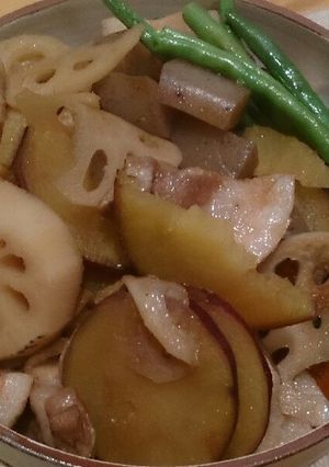 さつまいもで☆肉じゃが-レシピのメイン写真