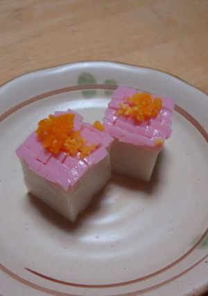 かまぼこ飾り切り-レシピのメイン写真