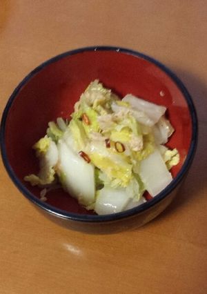 白菜とツナだけ！-レシピのメイン写真