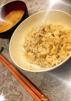 ジャコととろろ昆布の炊き込みご飯-レシピのメイン写真