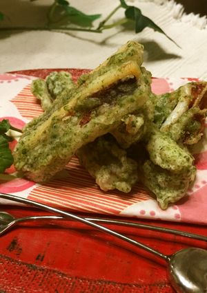 冬のご馳走！一夜干しイカ✿磯辺天ぷら-レシピのメイン写真