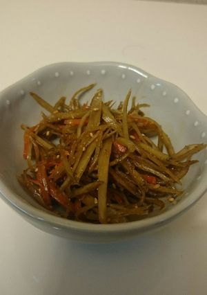 しっかり味のきんぴらごぼう-レシピのメイン写真