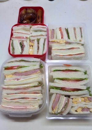 サンドイッチ弁当-レシピのメイン写真