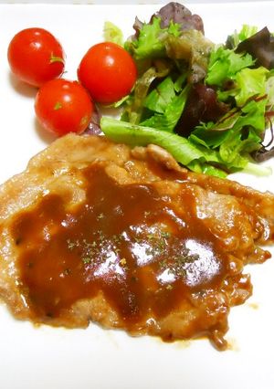 ポークチャップ-レシピのメイン写真