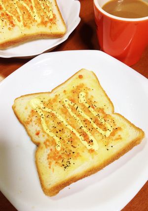 子供大好き！簡単サケフレークトースト-レシピのメイン写真