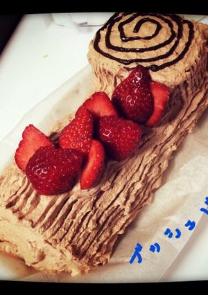 写真付き＊簡単ブッシュドノエル-レシピのメイン写真