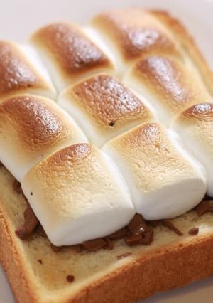 簡単！チョコとマシュマロのトースト-レシピのメイン写真