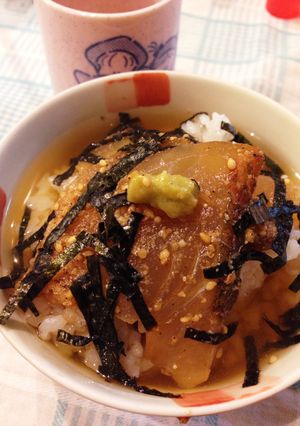 夜食にも！簡単お店の味、鯛茶漬け-レシピのメイン写真
