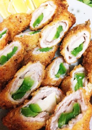 野菜肉巻きフライ-レシピのメイン写真