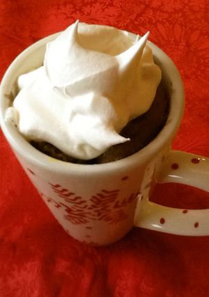 クリスマスにマグカップケーキ-レシピのメイン写真