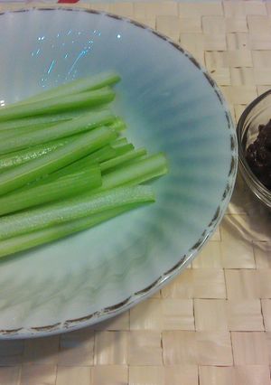 野菜スティックのディップ梅風味♪-レシピのメイン写真