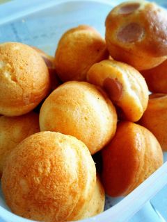 たこ焼き器で一口ケーキ-レシピのメイン写真