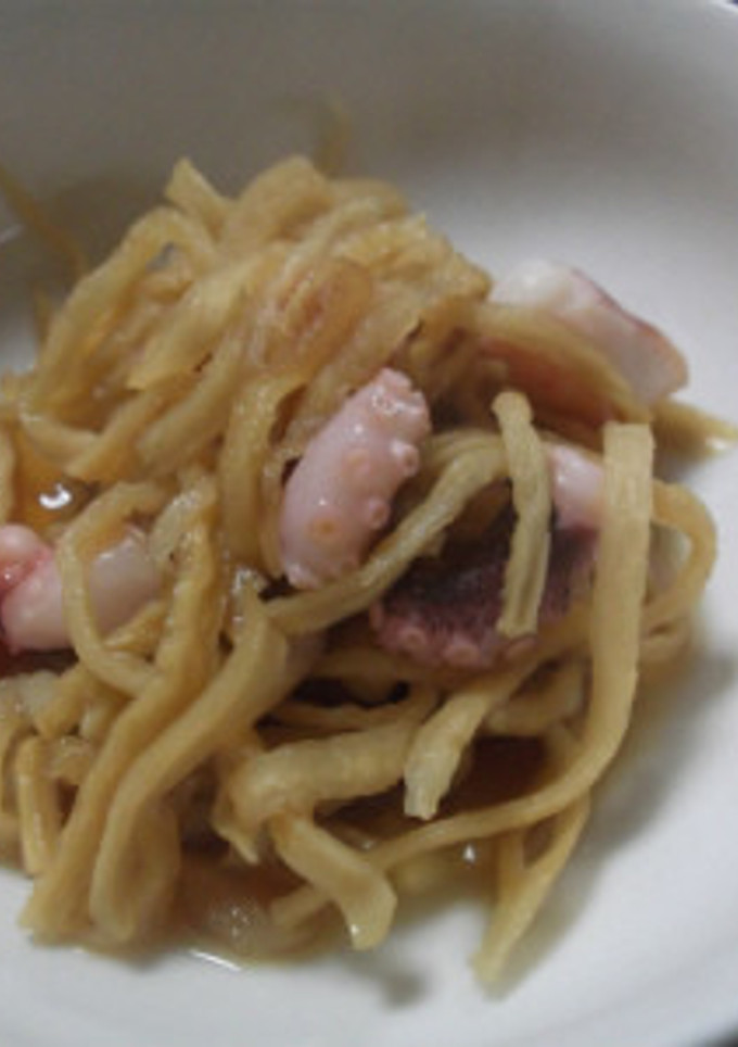 切り干し大根とタコの煮物-レシピのメイン写真