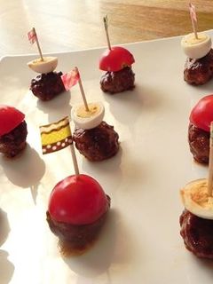 簡単★ひと口ハンバーグピンチョス-レシピのメイン写真