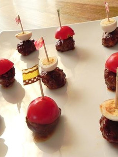 簡単★ひと口ハンバーグピンチョス-レシピのメイン写真
