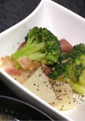 カブとブロッコリーのあっさり炒め-レシピのメイン写真