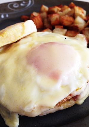 甘しょっぱいマックグリドル風エッグサンド-レシピのメイン写真