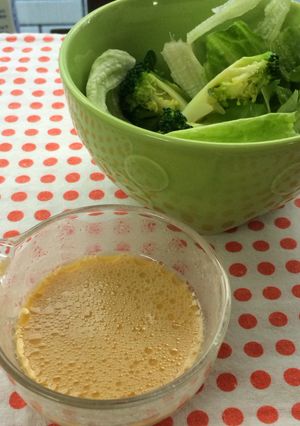 子供もパクパク♡健康豆乳味噌ドレッシング-レシピのメイン写真