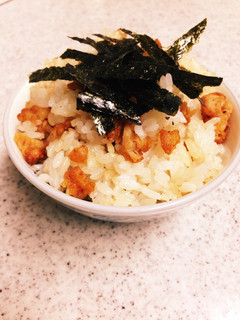 唐揚げリメイク☆混ぜご飯-レシピのメイン写真