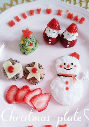 離乳食でクリスマスツリー★-レシピのメイン写真