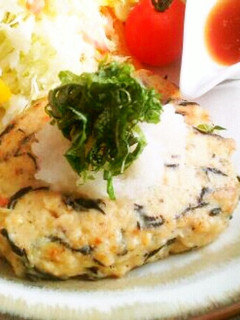 ひじき入りふわふわ豆腐ハンバーグ-レシピのメイン写真