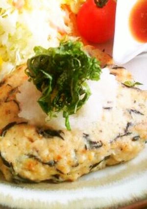 ひじき入りふわふわ豆腐ハンバーグ-レシピのメイン写真