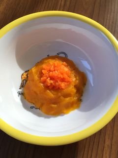 【離乳食】にんじんのかぼちゃ煮★初期から-レシピのメイン写真
