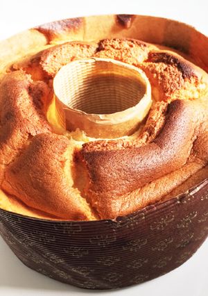 ふわふわはちみつシフォンケーキ-レシピのメイン写真
