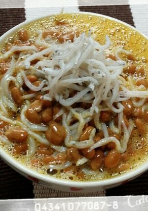 すぐ出来る！しらす納豆卵かけご飯-レシピのメイン写真