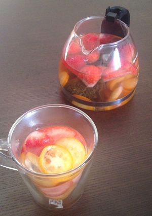 季節のフルーツ烏龍茶-レシピのメイン写真