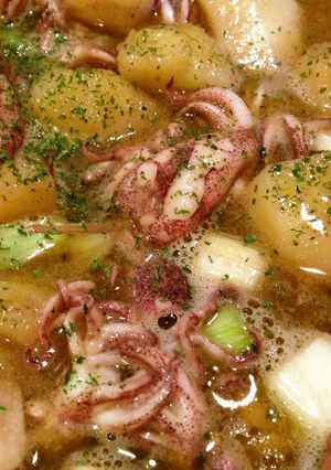 ひいかとじゃがものアヒージョ-レシピのメイン写真