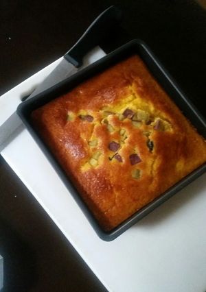 カボチャと黒豆とサツマイモでケーキ-レシピのメイン写真
