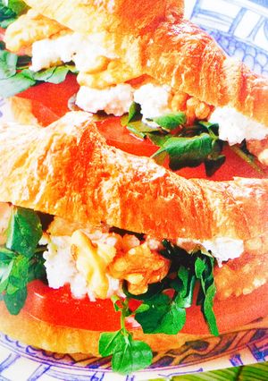 朝食に♡クロワッサンサンド-レシピのメイン写真