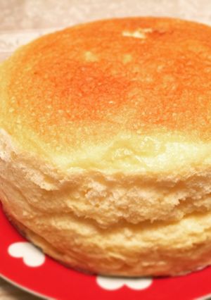 スフレチーズケーキ-レシピのメイン写真