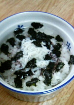 簡単！しらすのだし茶漬け-レシピのメイン写真