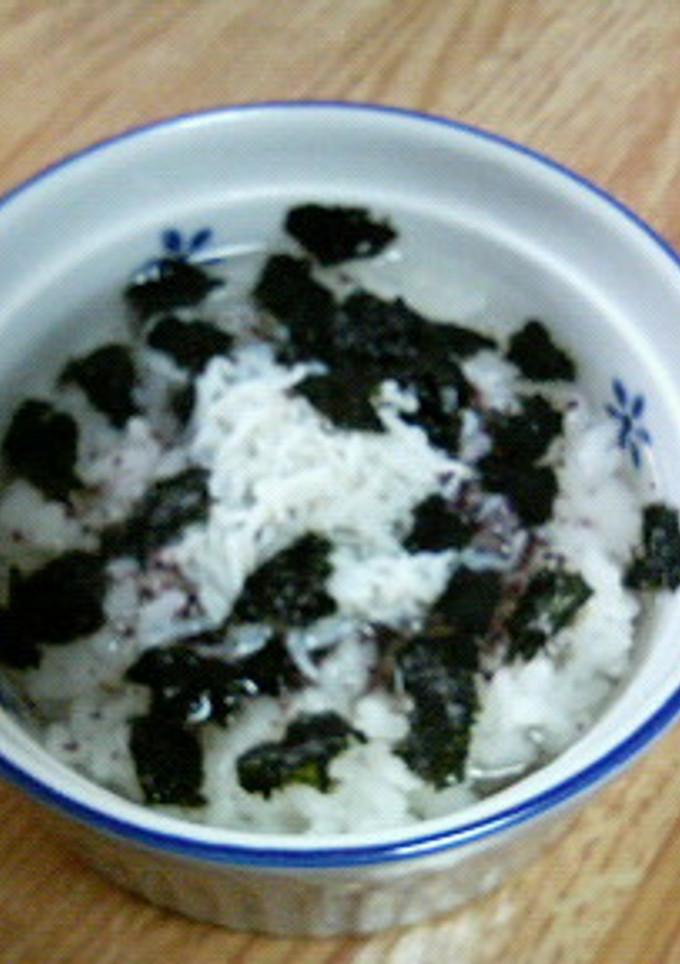 簡単！しらすのだし茶漬け-レシピのメイン写真