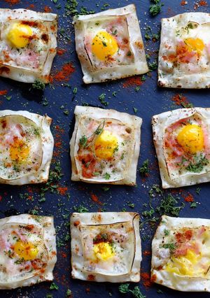 サックサク☆餃子の皮の小さなガレット！-レシピのメイン写真